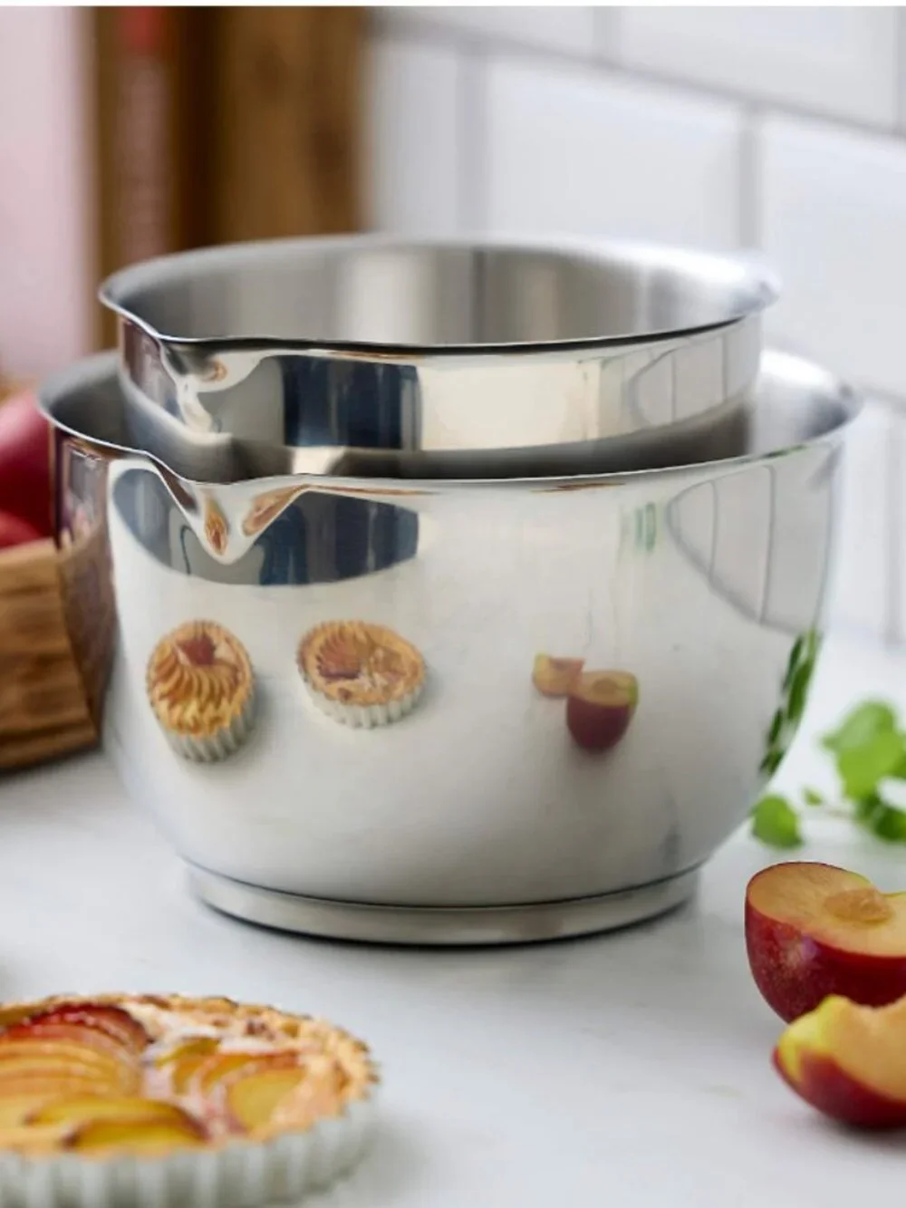 ROSTI | Margrethe Stainless Steel Mixing Bowls – Set of 2 (1.5L & 3L)